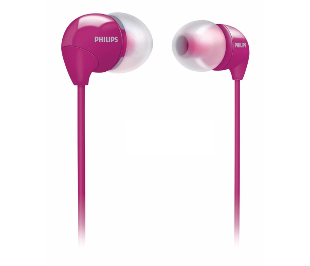 SŁUCHAWKI DOUSZNE PHILIPS SHE3590PK Różowe # - 292048 - zdjęcie